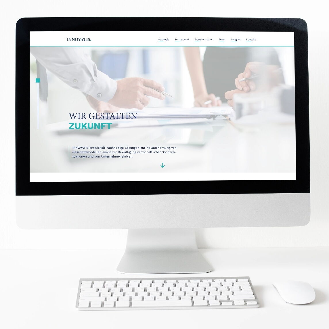 INNOVATIS. Website Mock-Up