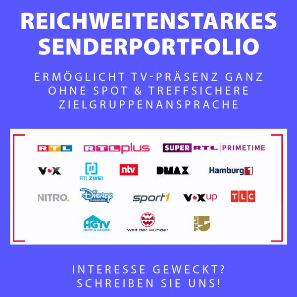 MACO Banner für SMART-TV Werbung (Senderportfolio)