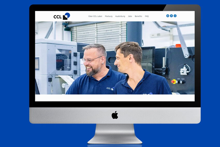 CCL Karriereseite Mock-Up