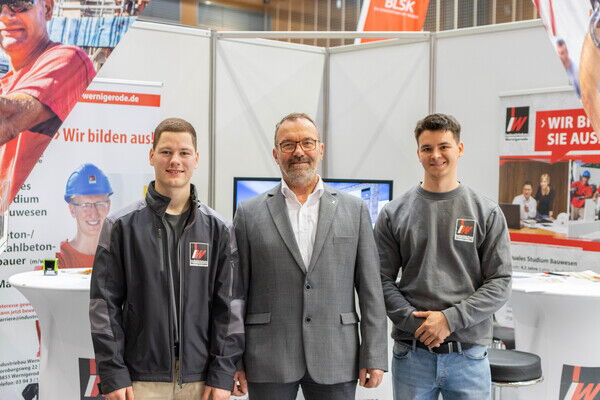 Gruppenfoto von Industriebau Wernigerode GmbH auf der Vocatium Ilsenburg