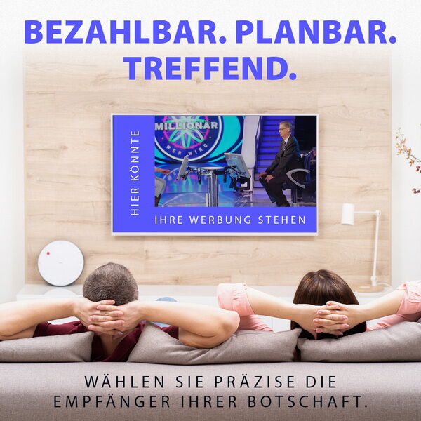 MACO Banner für SMART-TV Werbung