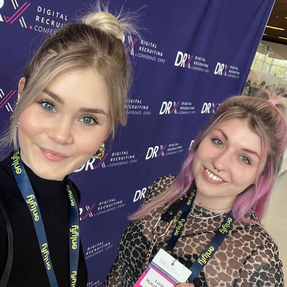 Laura Pohler und Lorin Huschenbett auf der DRX Messe