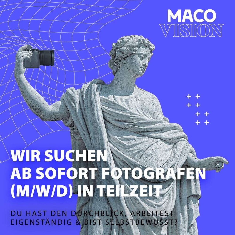 MACO Stellenausschreibung für Fotografen