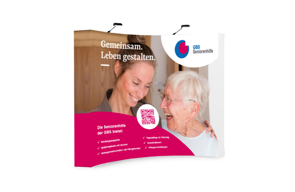Messtand für GBS Pflegedienst